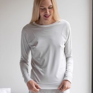 Organic Pima Long Sleeve Crew